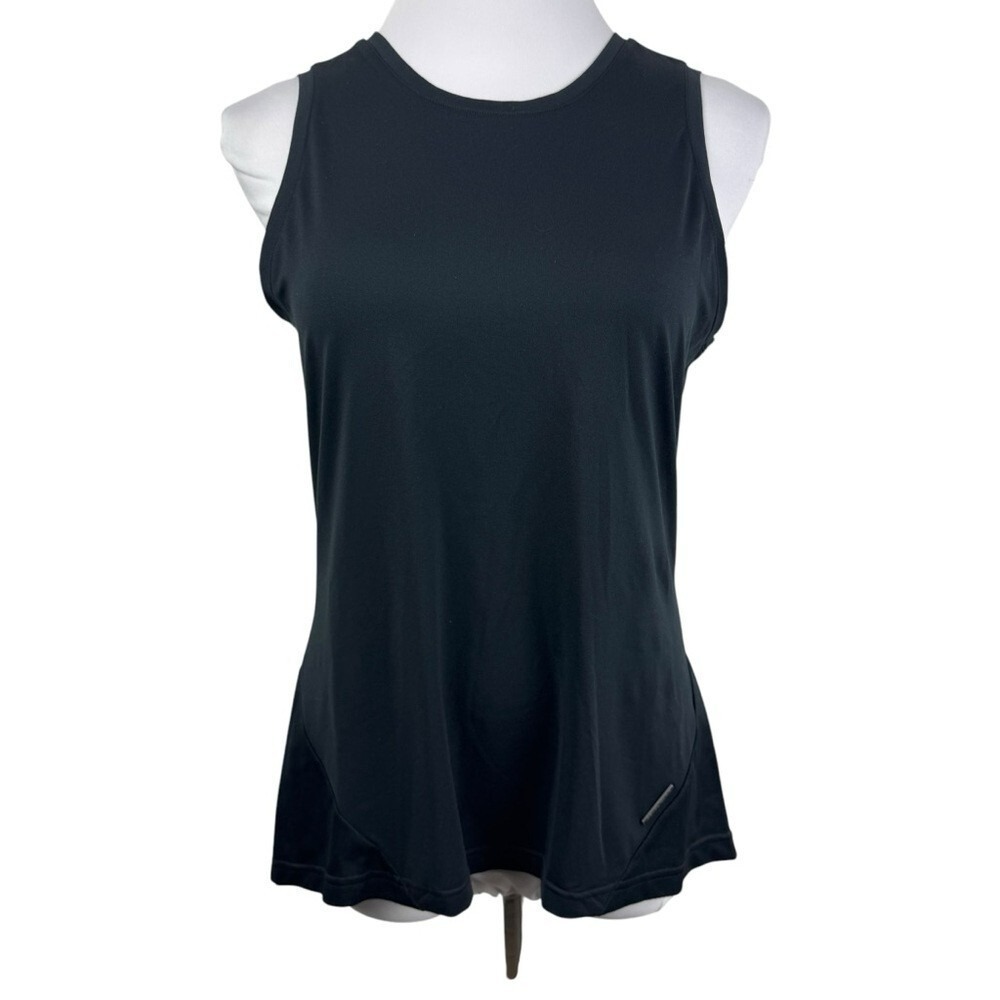 Pearl Izumi Black Wander Tank‎ Relaxed Criss Cross Back Top Women's Large NEW